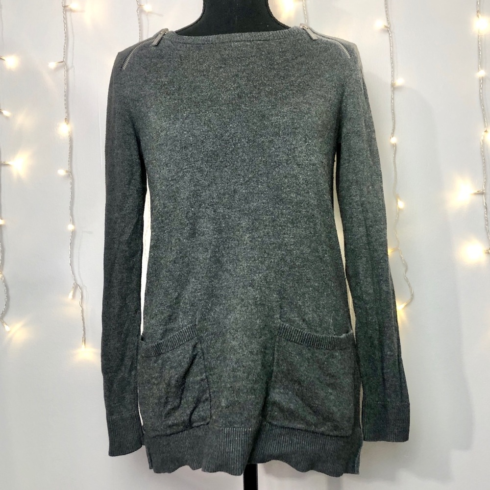 Michael Kors Pocket Sweater! Zipper Shoulders!